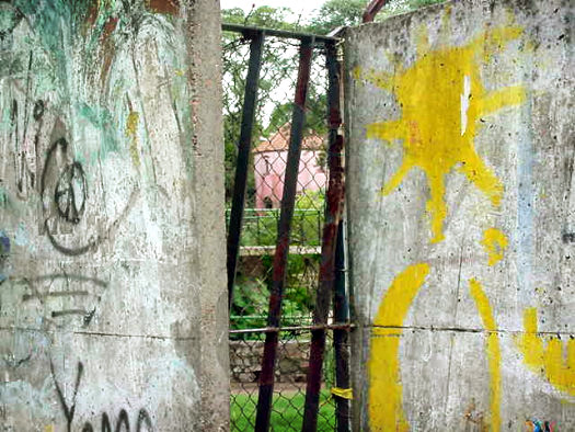 Rosell y Rius esquina Videla (muro del zoolgico)