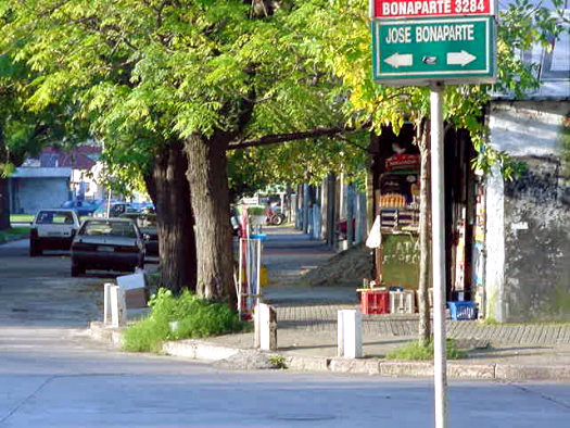 Sancho Panza esquina Jos Bonaparte