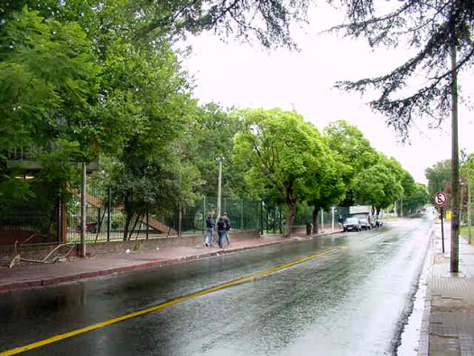 Av. Lucas Obes desde Garca Lorca